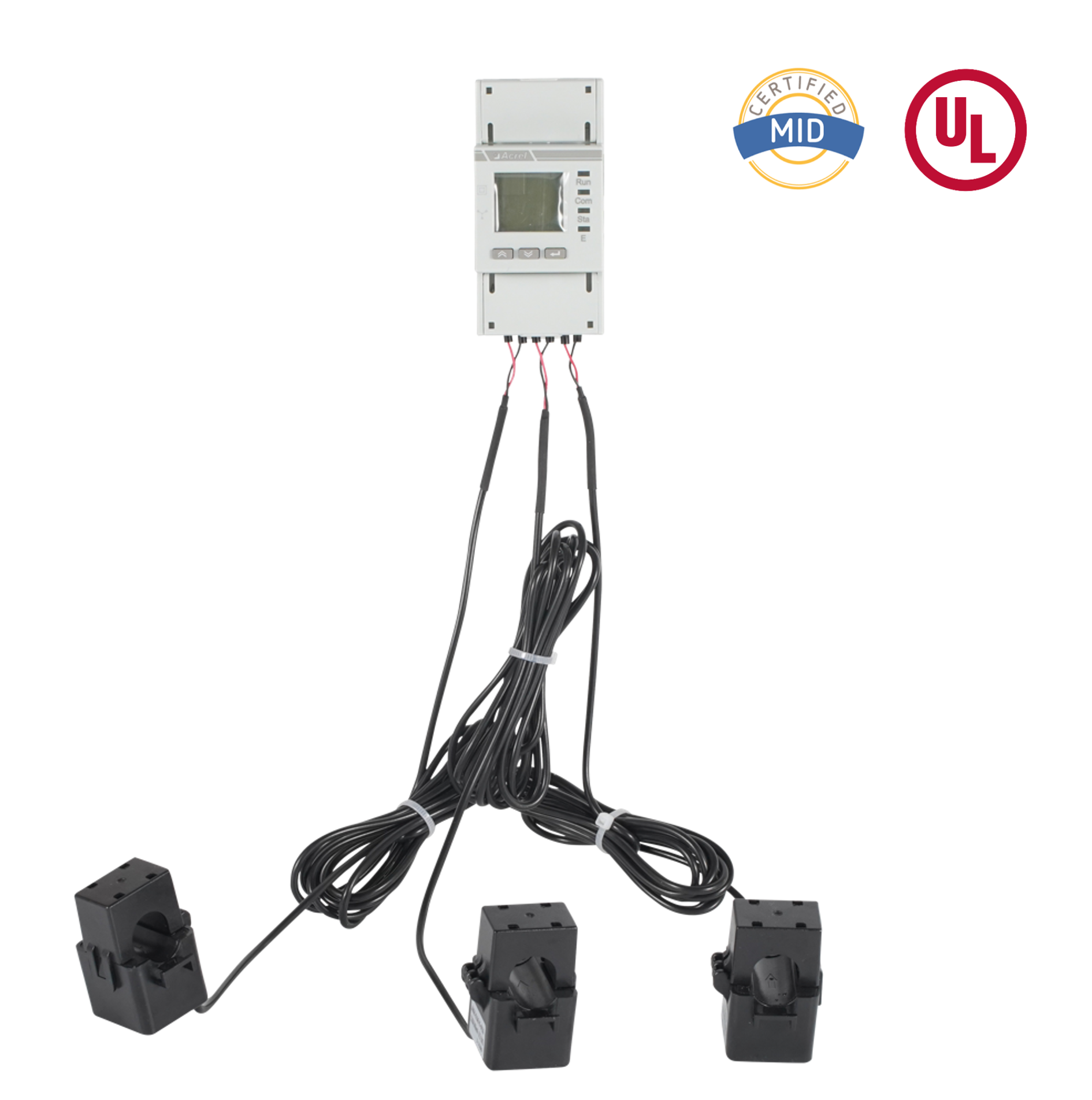 UL Meter Tenaga Tiga Fasa UL dengan CTS Teras Split