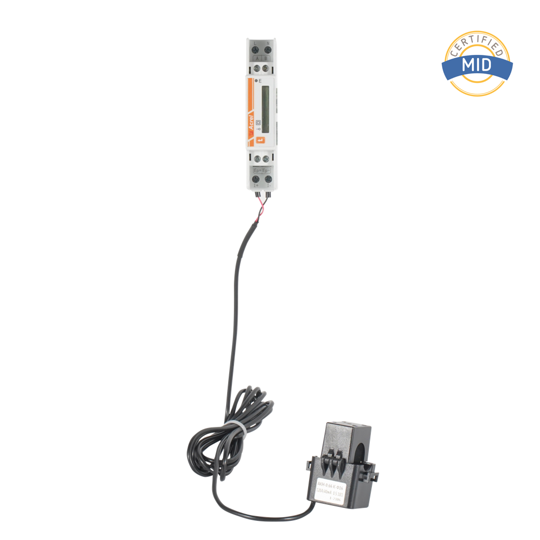 MED MED Meter Tenaga Tahap Tunggal AC dengan CT luaran