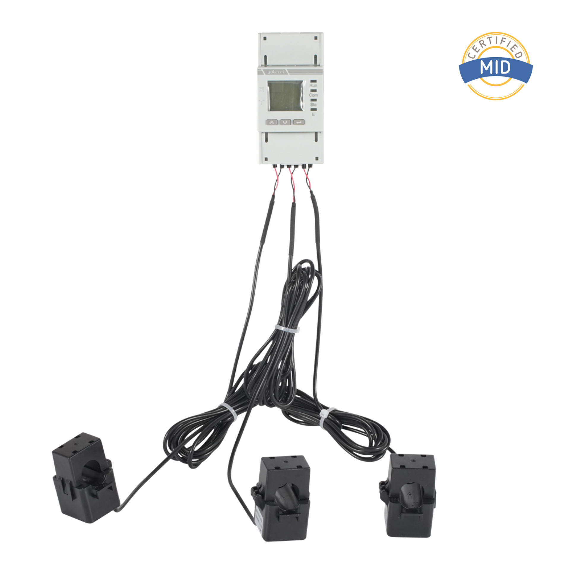 MED MED METER TETAS TENAGA FASA Dilengkapi dengan CTS Teras Split